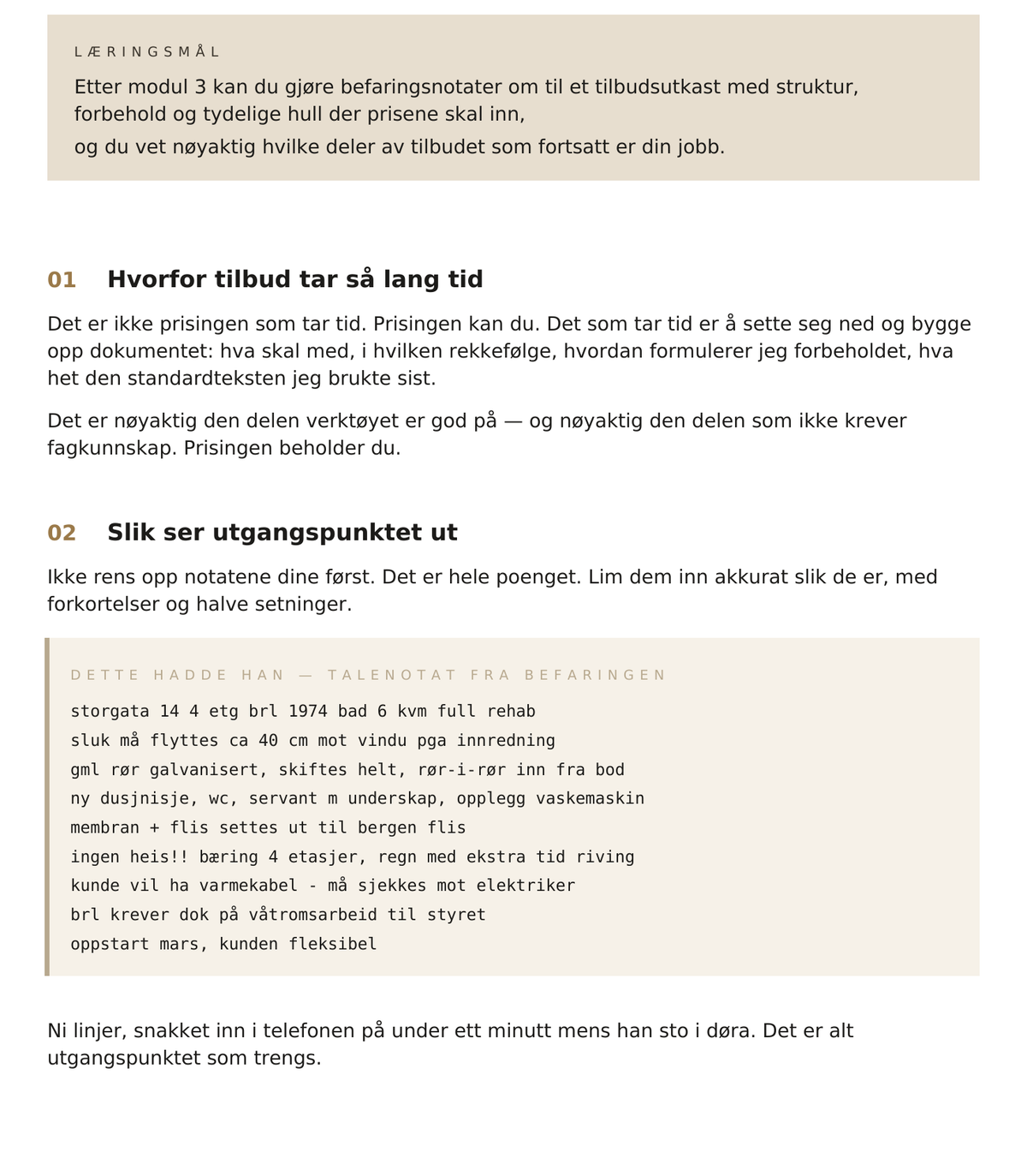 AI på 1 time — Kursdokument for rørleggere